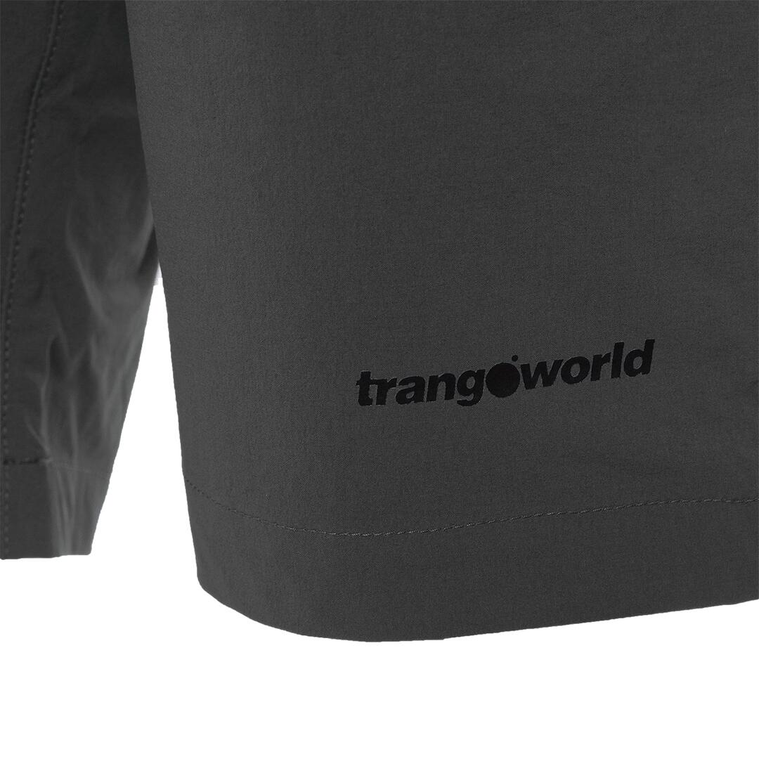 Pantalones cortos para niños Trangoworld Lalin Gris/Negro 2/3