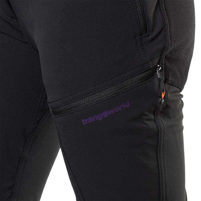 Pantalón para Mujer Trangoworld Trx2 nyl wm pro Negro/Morado