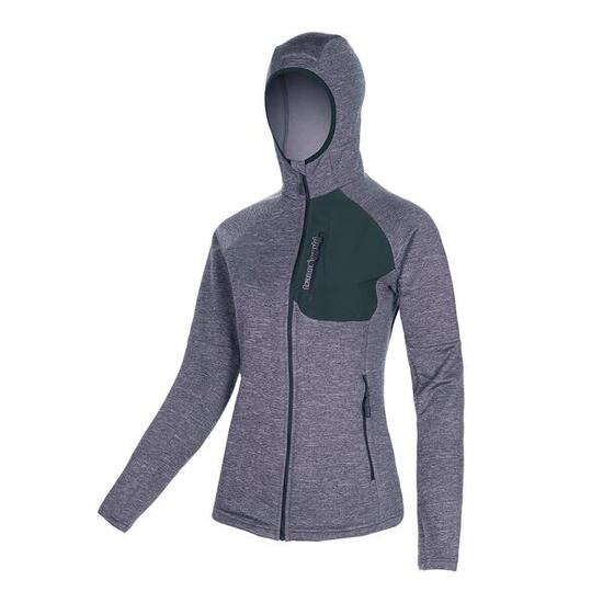 Forro polar para Mujer Trangoworld Wells Gris/Gris