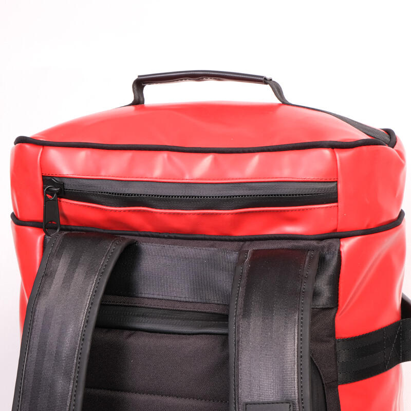 Sac weekend upcyclé - Duffel bag Hors-Bord - 50L Rouge