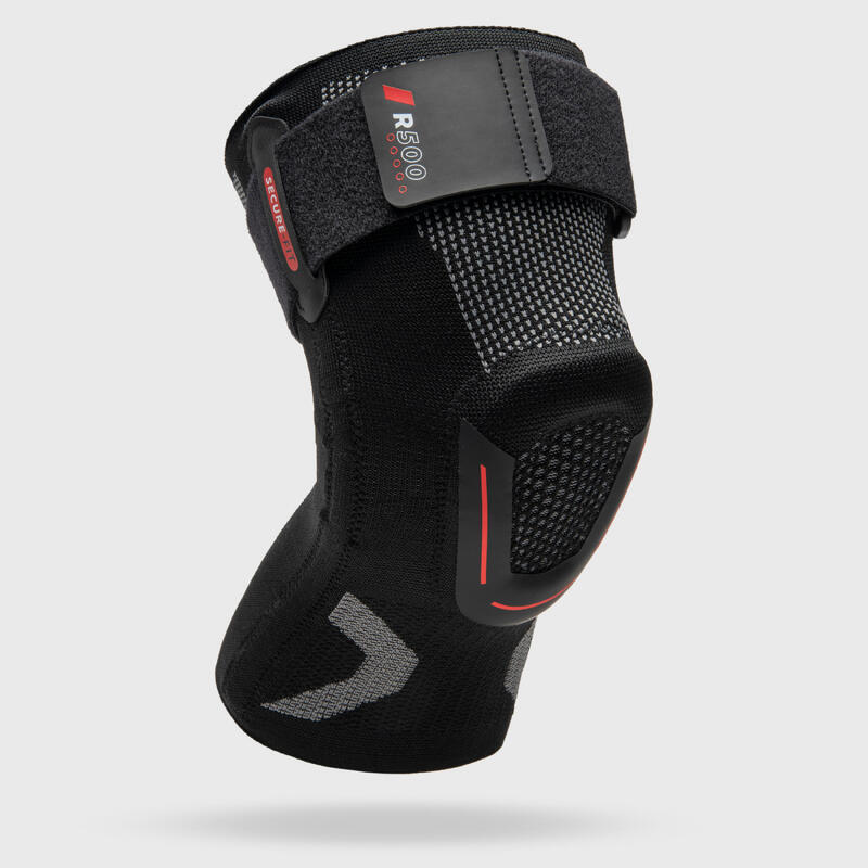 RODILLERA DEPORTIVA PROTECCIÓN BÁSQUETBOL KP500 NEGRO - Decathlon