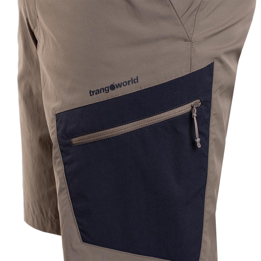 Pantalones cortos para Hombre Trangoworld Laruns Marrón/Negro 6/6