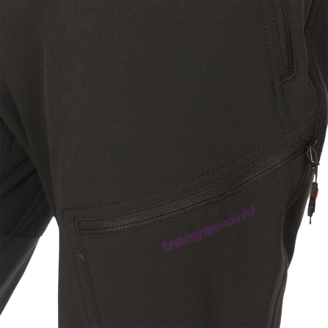 Pantalón para Mujer Trangoworld Trx2 nyl wm pro Negro/Morado 2/6