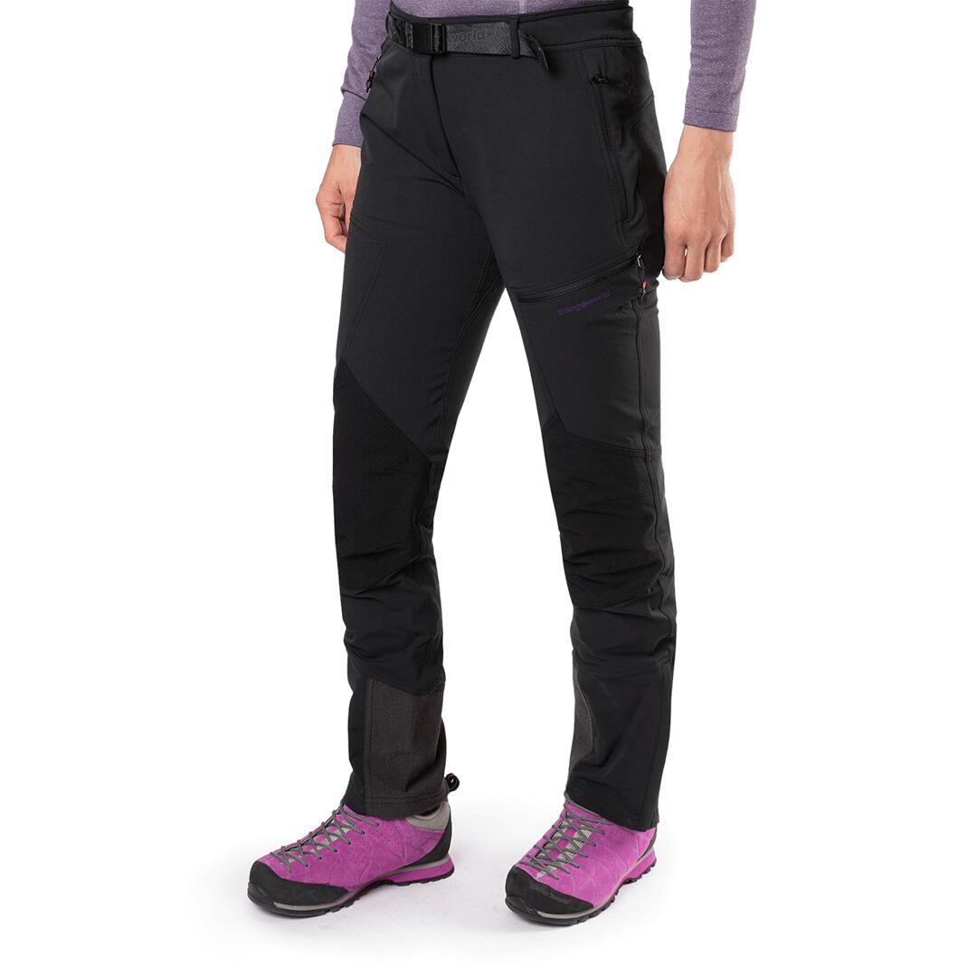 Pantalón para Mujer Trangoworld Trx2 nyl wm pro Negro/Morado 3/6