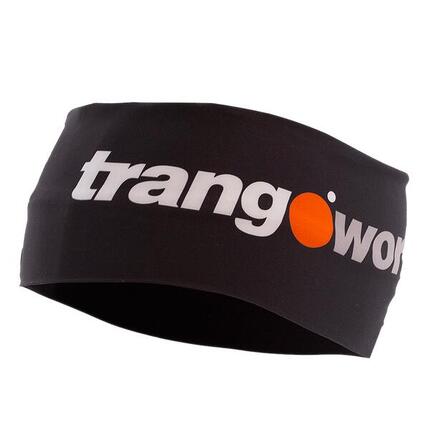 Cinta de Trail Running Trangoworld Logo doble Negro
