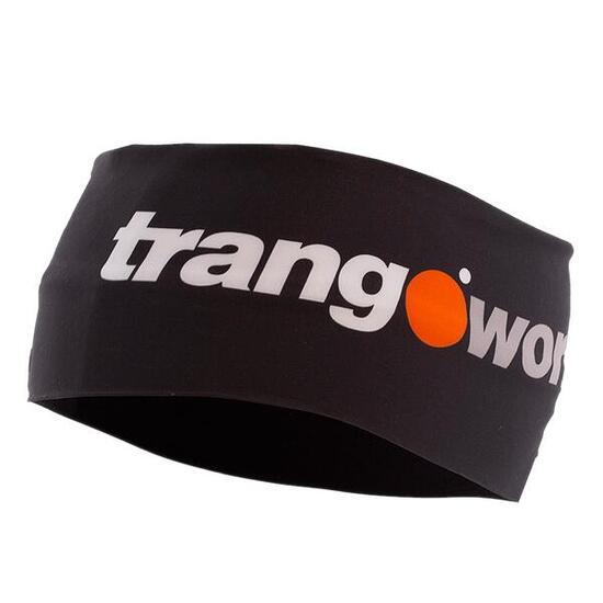 Cinta de Trail Running Trangoworld Logo doble Negro