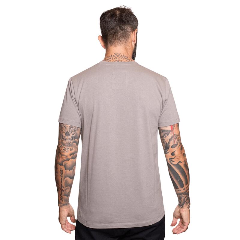 Camiseta de manga corta para Hombre Trangoworld Feder Gris