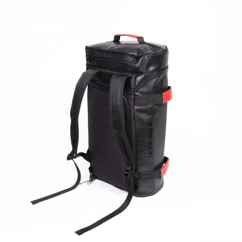 Bolsa de viaje reciclada - Hors-Bord - 50L Negro y Rojo