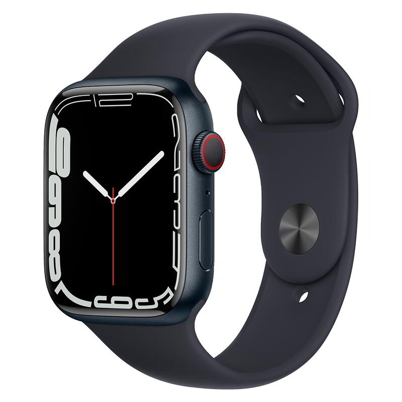 Reconditionné - Apple Watch S7 45mm Aluminium Minuit/Minuit 4G - bon état