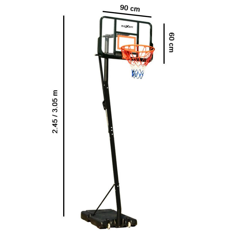 Canasta Basket Trasladable Moxen Lakers, 2.45 a 3.05m. 4/4
