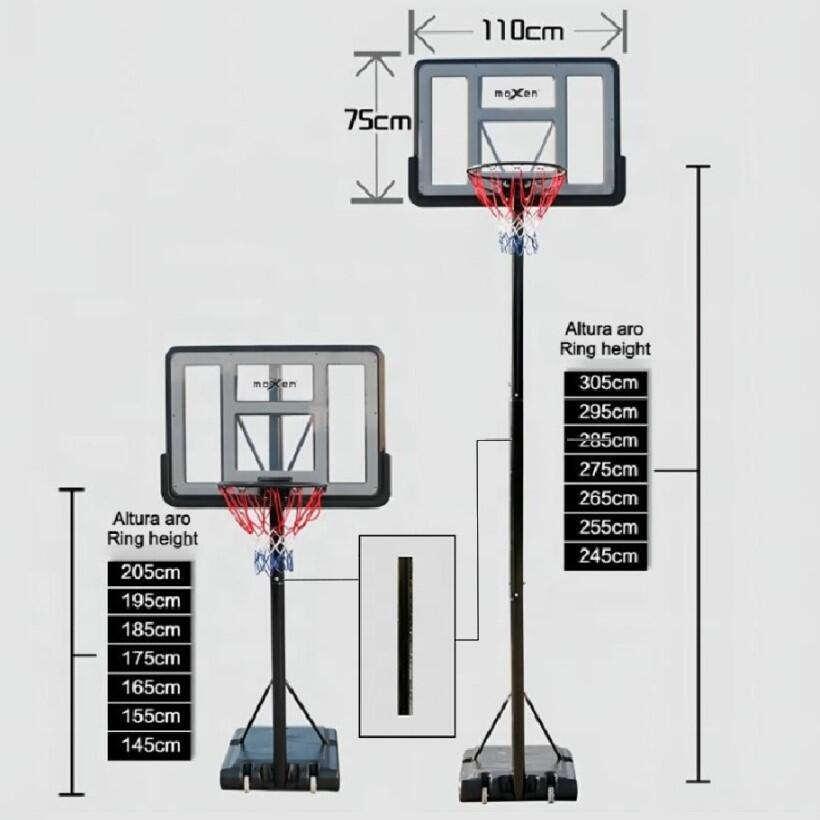 Canasta Basket Trasladable Moxen Bulls, 1.50 a 3.05m 5/5