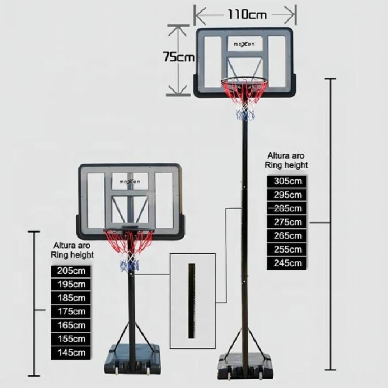 Canasta Basket Trasladable Moxen Bulls, 1.50 a 3.05m