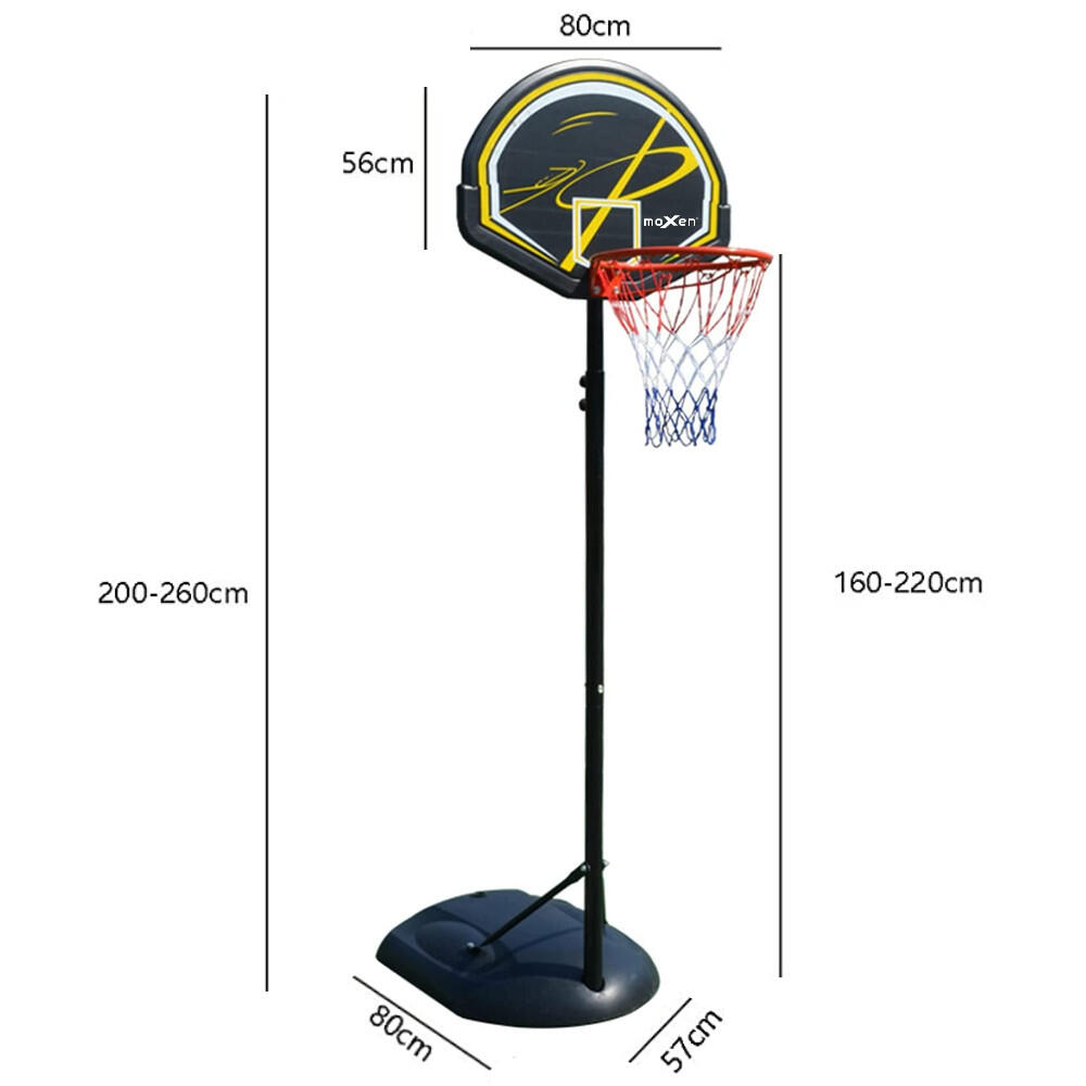 Canasta Basket Trasladable Moxen Pistons, 1.60 a 2.20m 2/6