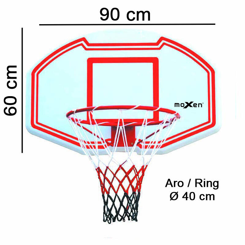 Set Tablero Baloncesto Moxen Dunk 90x60 cm 2/2