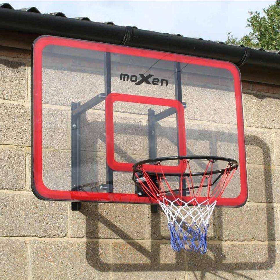 Set Tablero Baloncesto Moxen Hook 120x80 cm con soporte 5/6