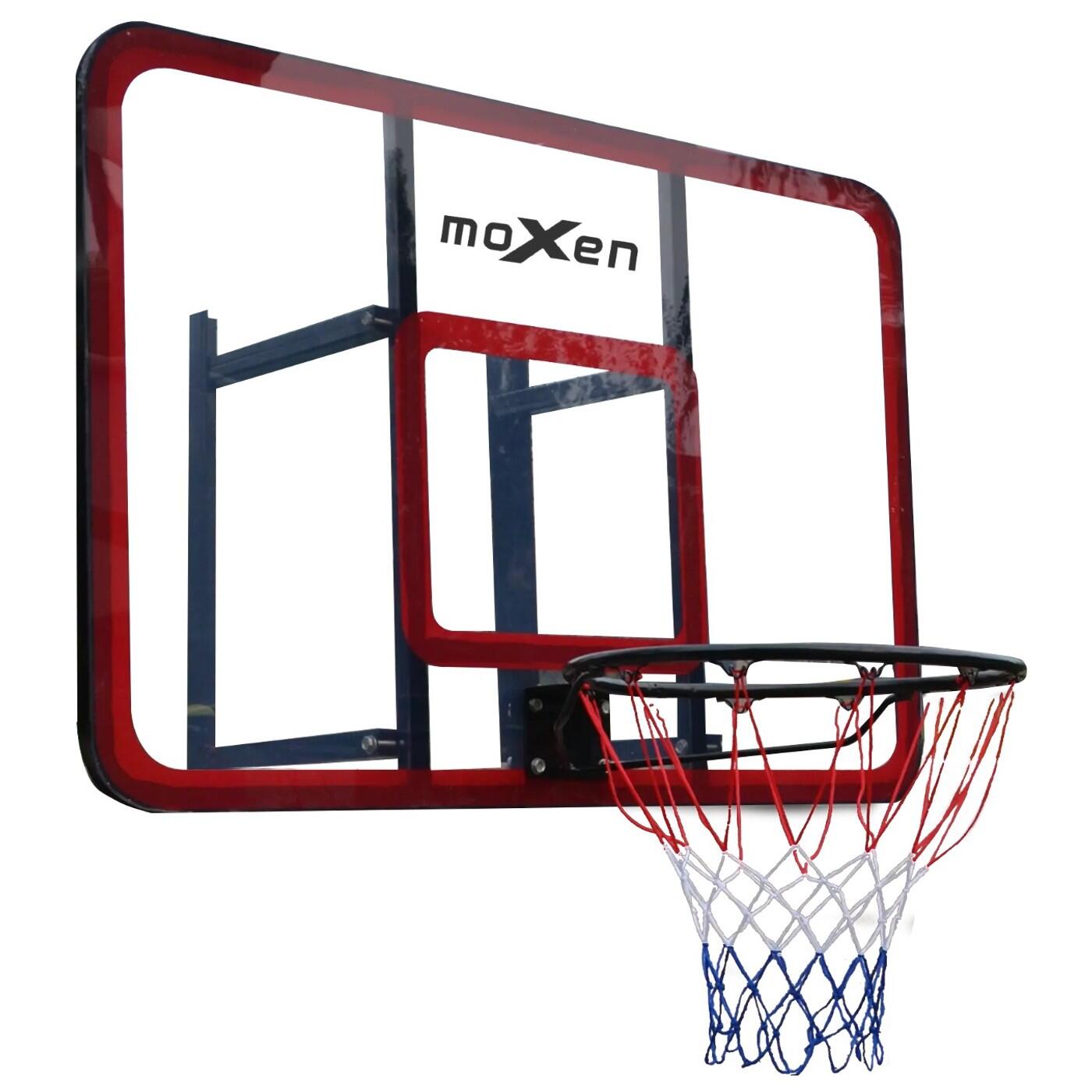 MOXEN Set Tablero Baloncesto Moxen Hook 120x80 cm con soporte
