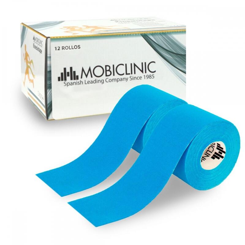 Kinesiotape Neuromusculair verband 5cm x 5m 12 stuks Mobitape sporttape