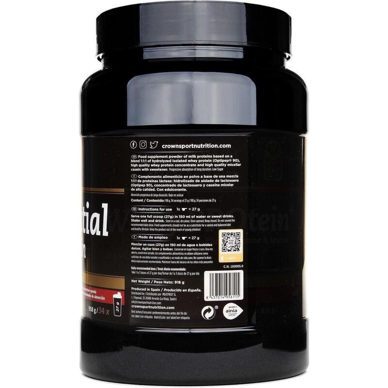 Lata com 918g de recuperador noturno com proteína ‘Sequential Protein‘ Choco