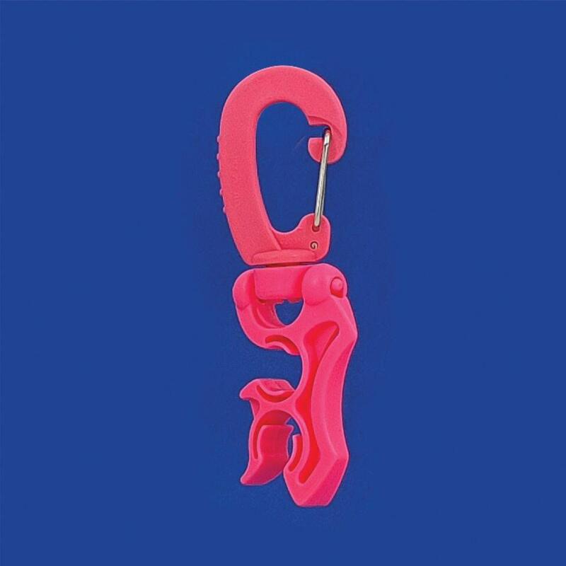 成人低壓潛水員調節器管夾固定 - 粉紅色