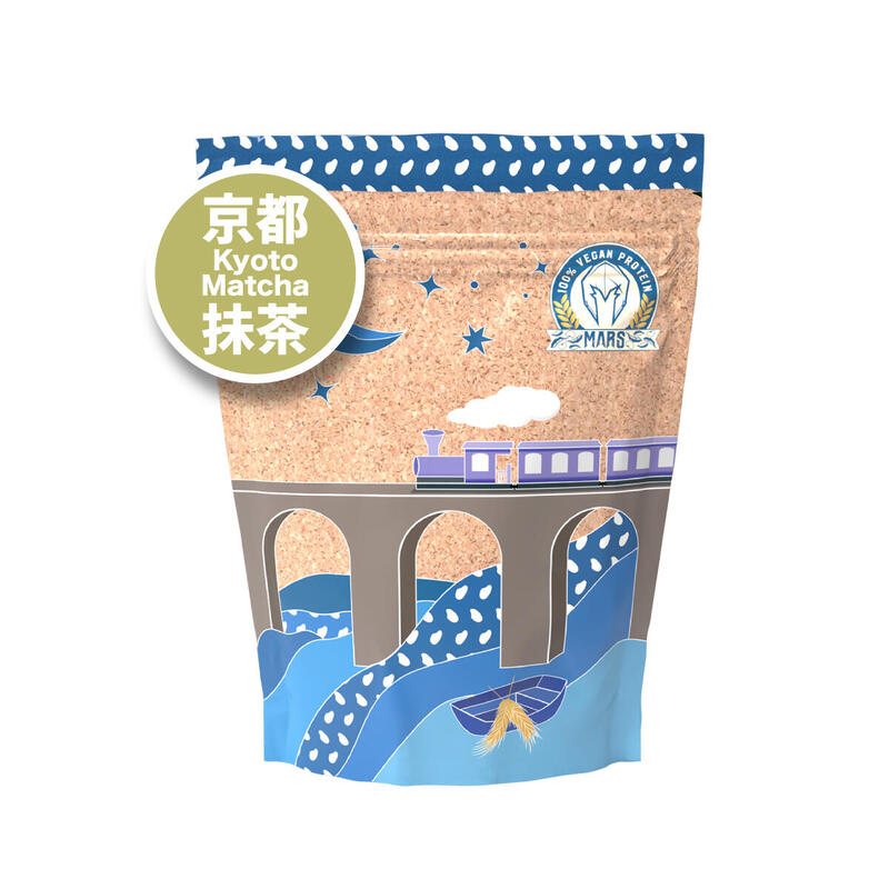 分離大豆蛋白 1kg - 京都抺茶口味