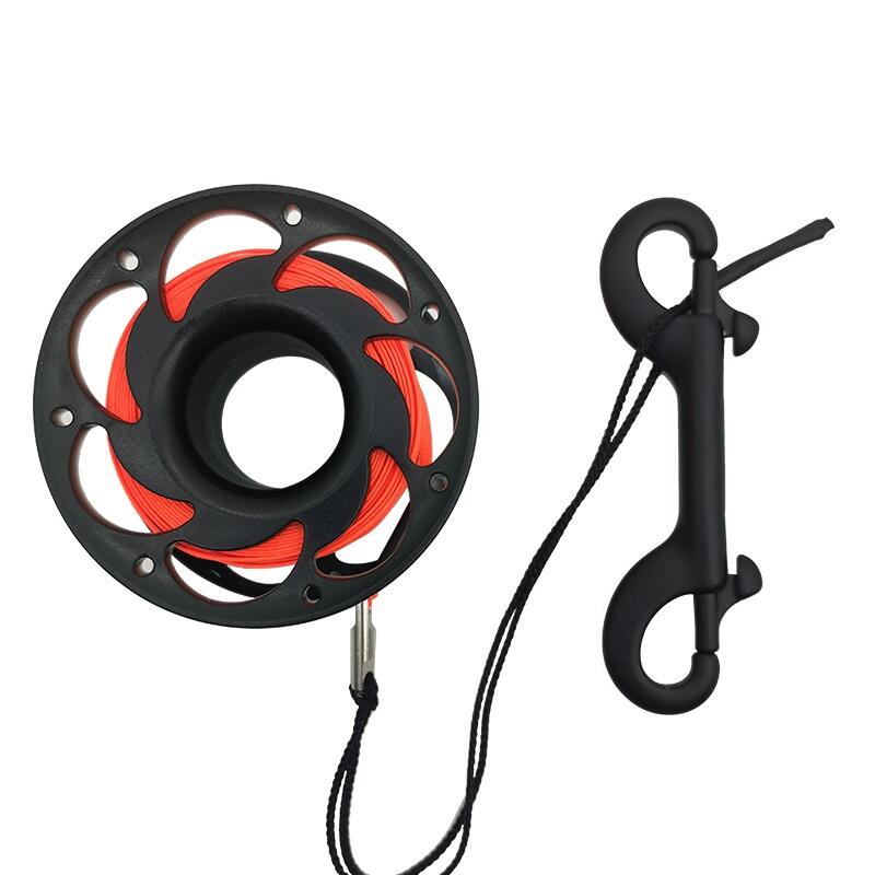 Adult 30M Scuba Diving Plastic Reel - Orange