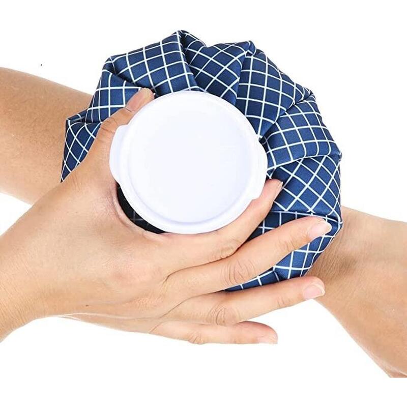 Multi-purpose Ice and Hot Bag (9" diameter) - Blue Plaid