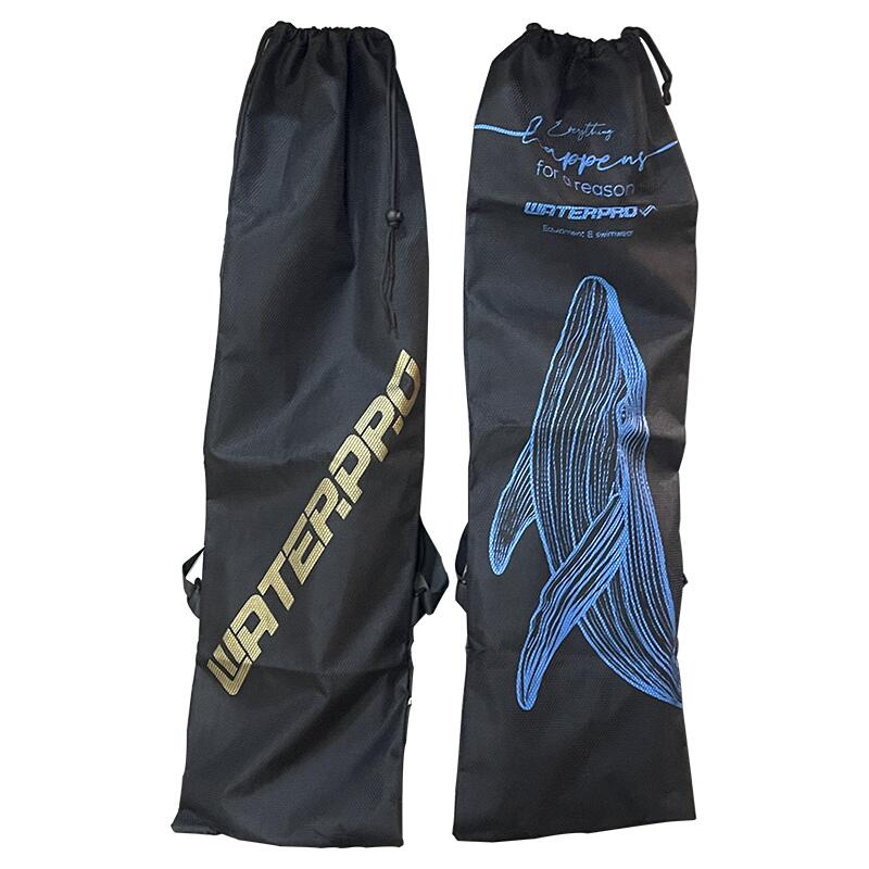 Adult Nylon Free Diving Long fins Mesh Bag - Black