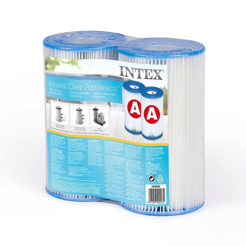 Type A Pool Filter Cartridge (Twin Pack) - White/Blue