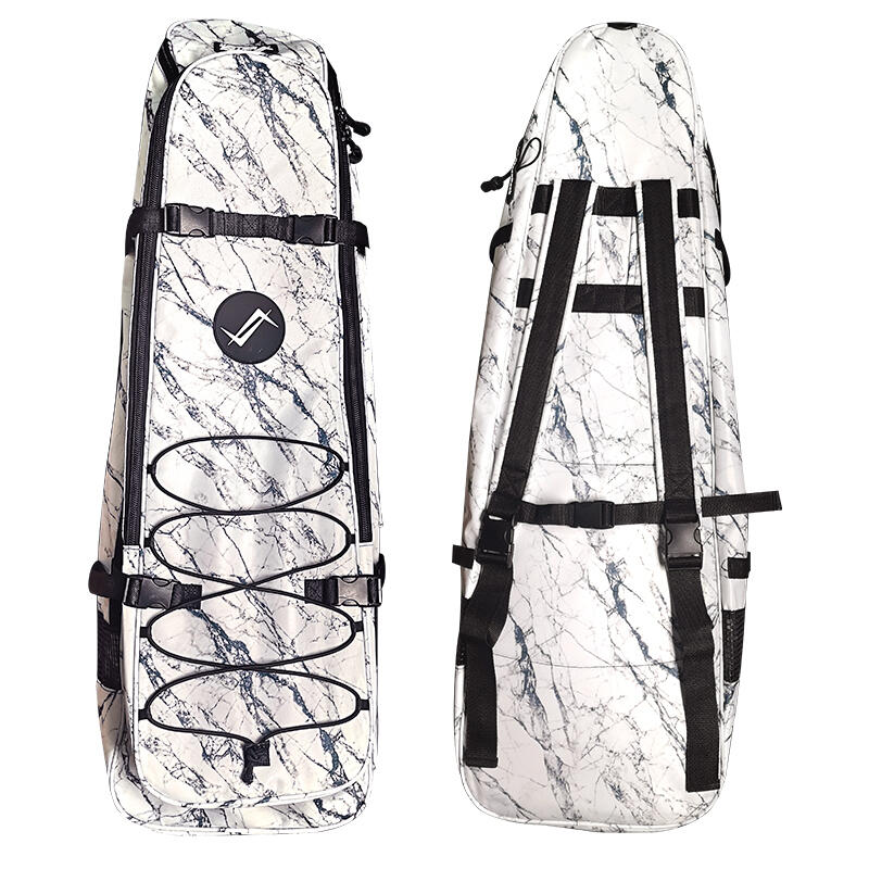 Adult Free Diving Long Fins Gear Bag - Black