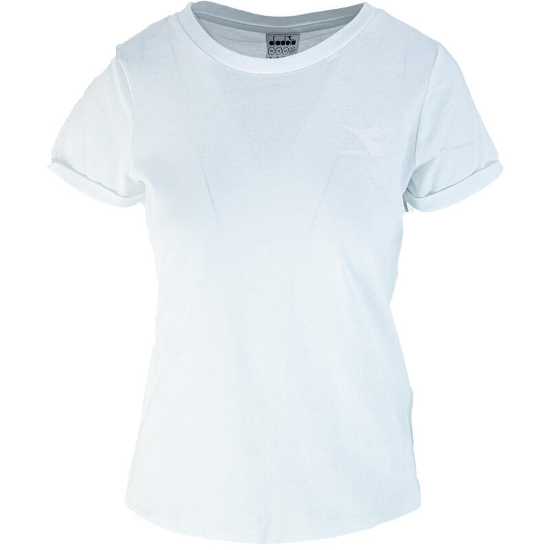 T-shirt Diadora SS Core - Optical White, Blanc, Femmes