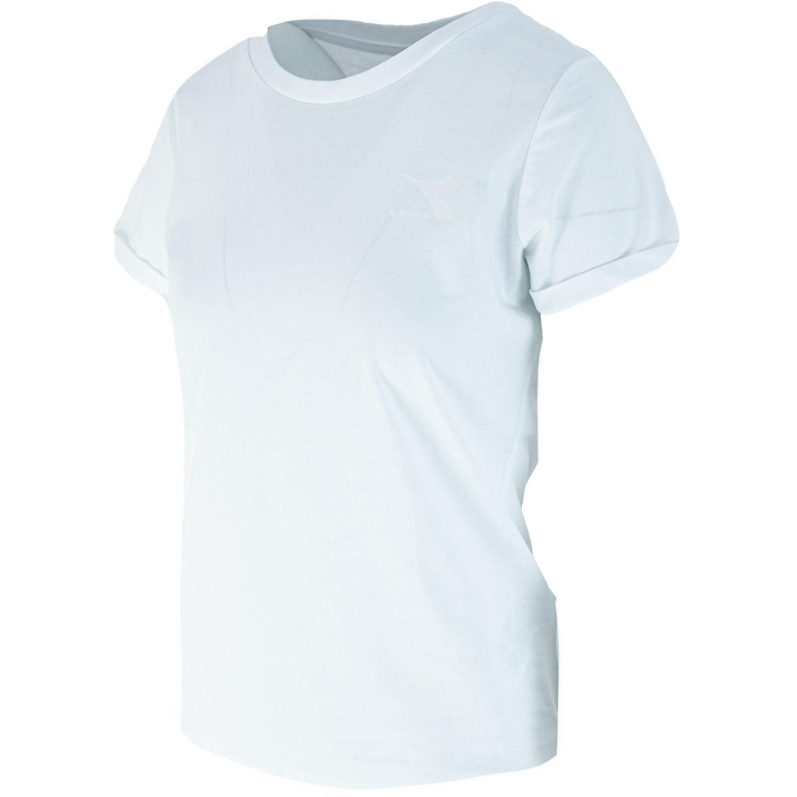T-shirt Diadora SS Core - Optical White, Blanc, Femmes 3/5