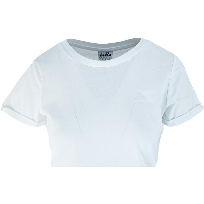 T-Shirt Diadora SS Core - Optical White, Branco, Mulheres