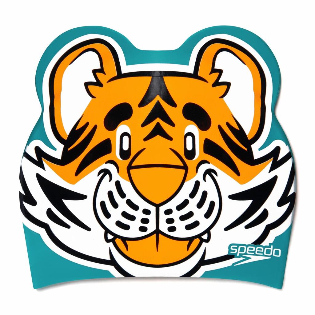 SPEEDO Infant Printed Character Swim Cap Aanadi Bengali Tiger Cub One Size