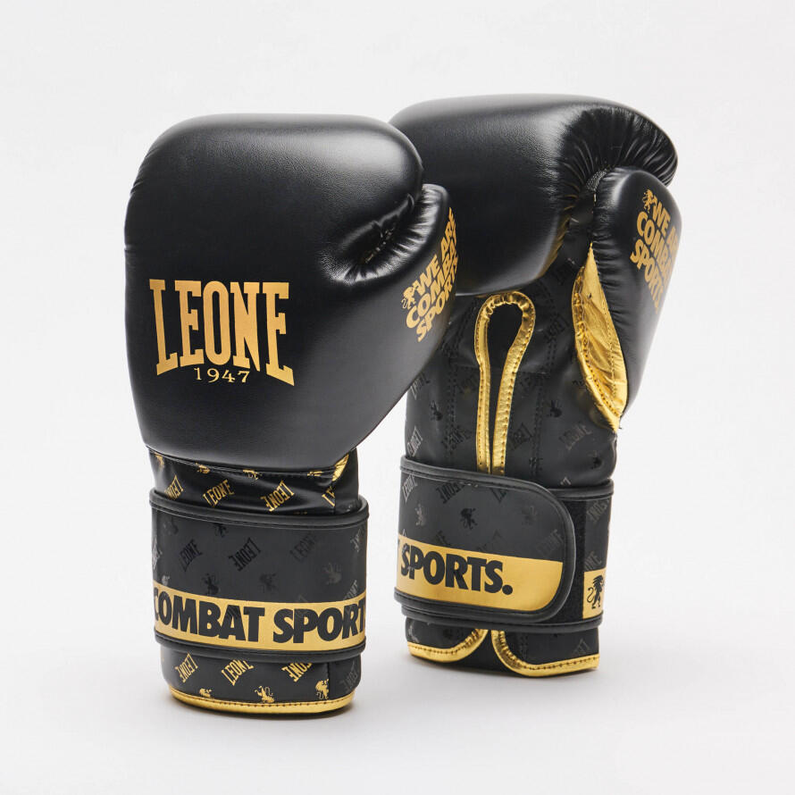 LEONE 1947 Guantes de Boxeo Leone1947,  DNA negro/08OZ
