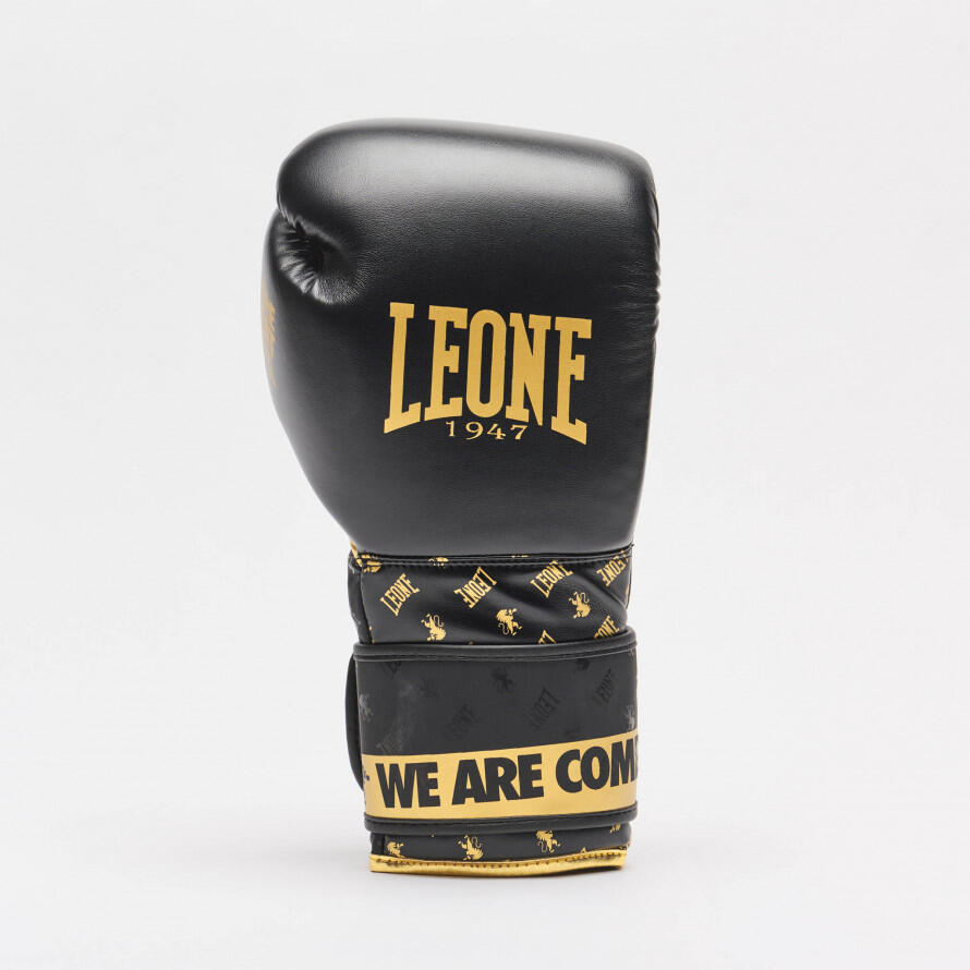 Leone1947 Guantes de Boxeo DNA 8 oz negros 3/7