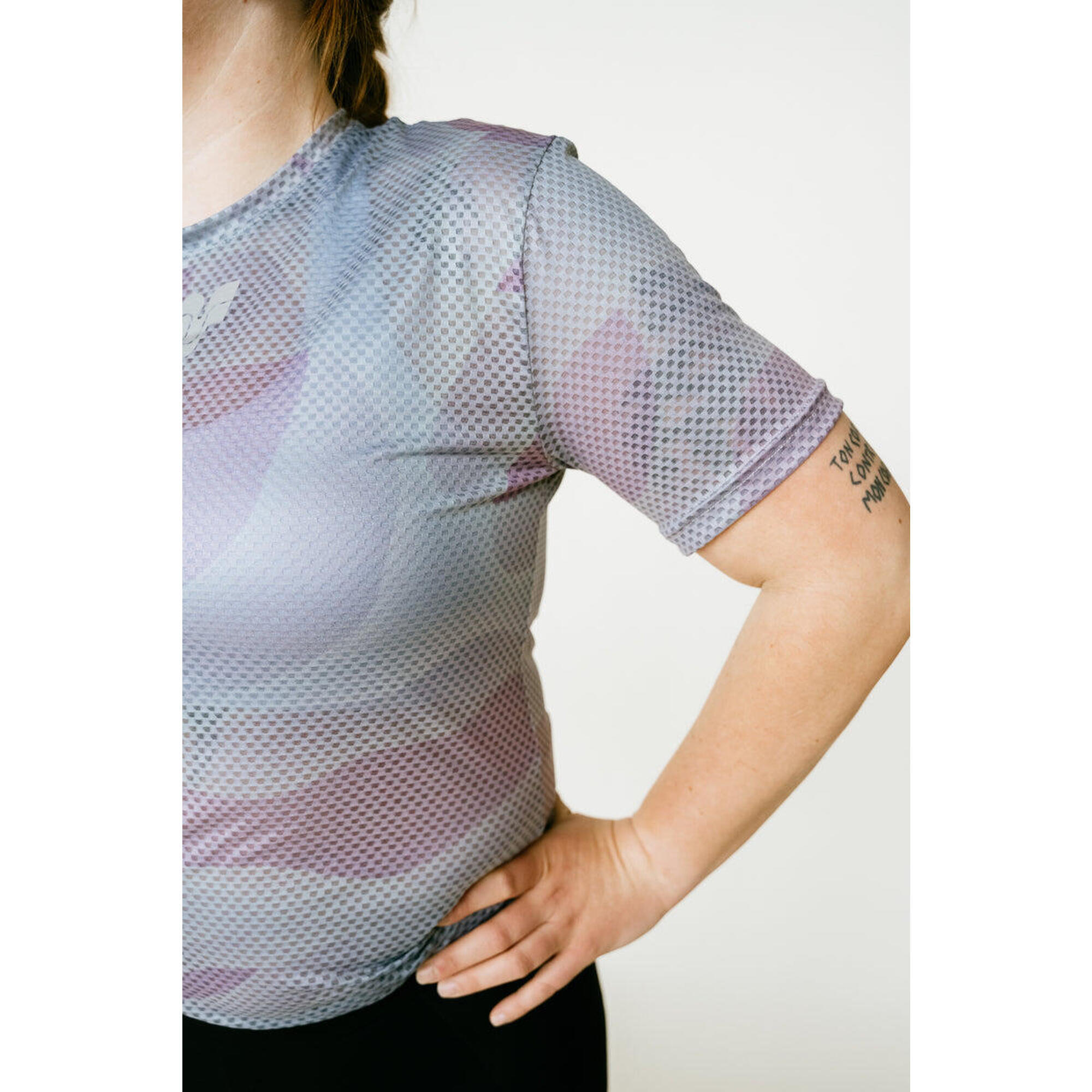 Tee-Shirt En Mesh Femme Ultra Leger Cyclisme