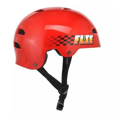 Fuse alpha bmx helmet glossy red