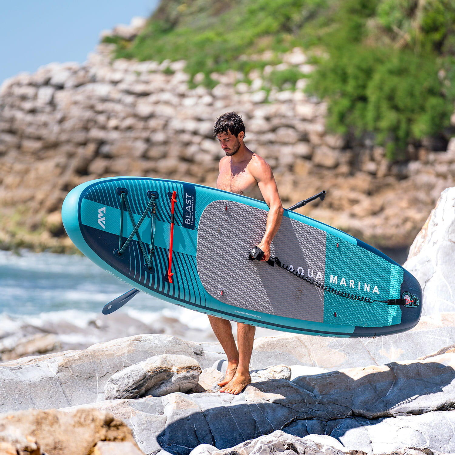 Deska Pompowana SUP Aqua Marina Beast 10'6" + wiosło 2w1 Dual-Tech 2024 4/5