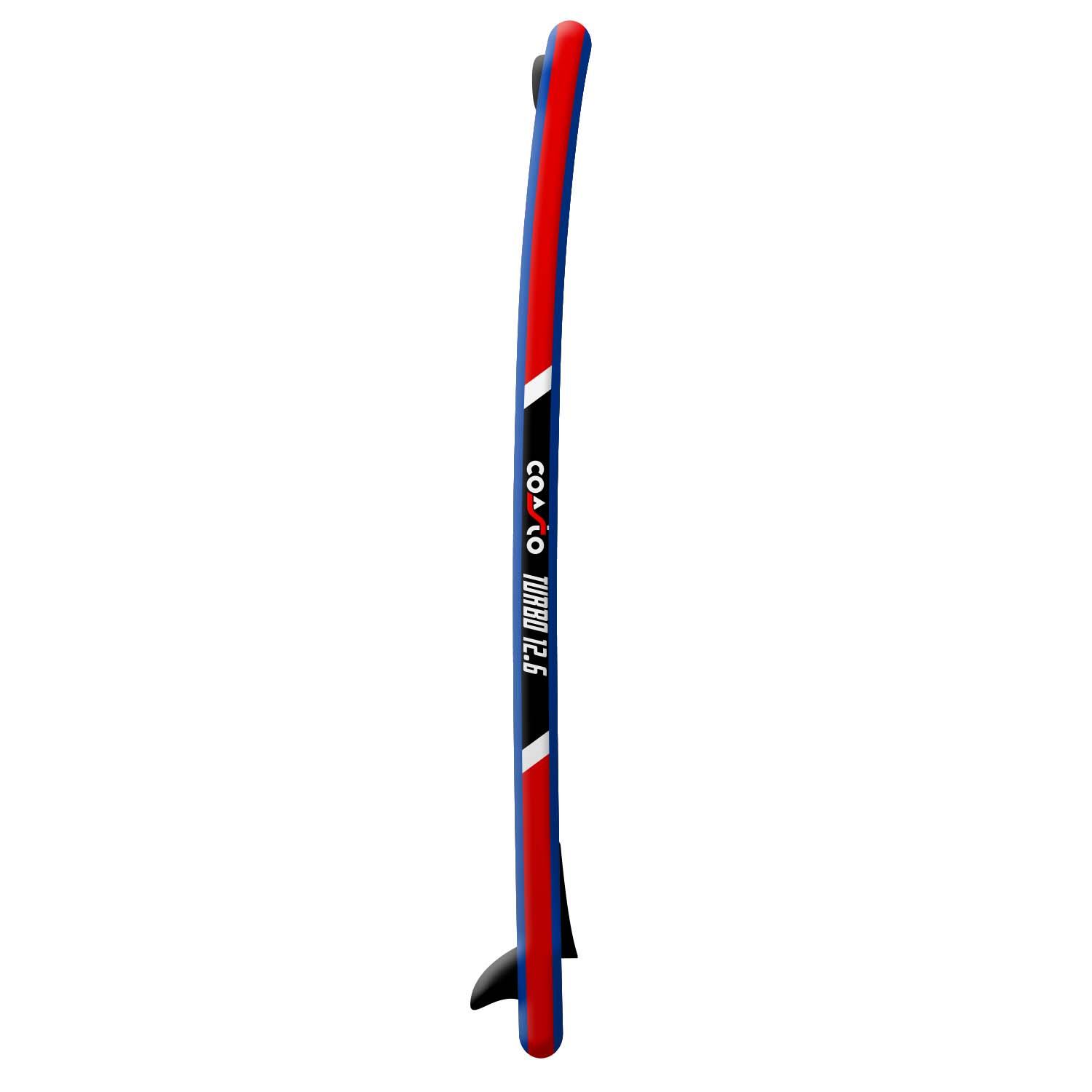 Nafukovací paddleboard SUP COASTO Turbo 12'6'' blue/red 5/7