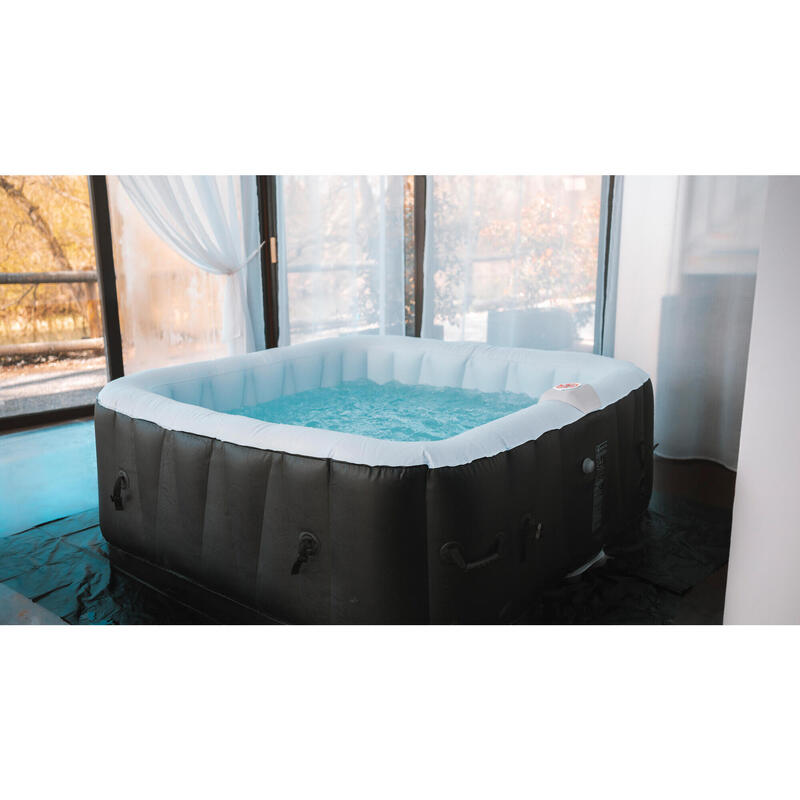 Spa gonflable 4 personnes carré