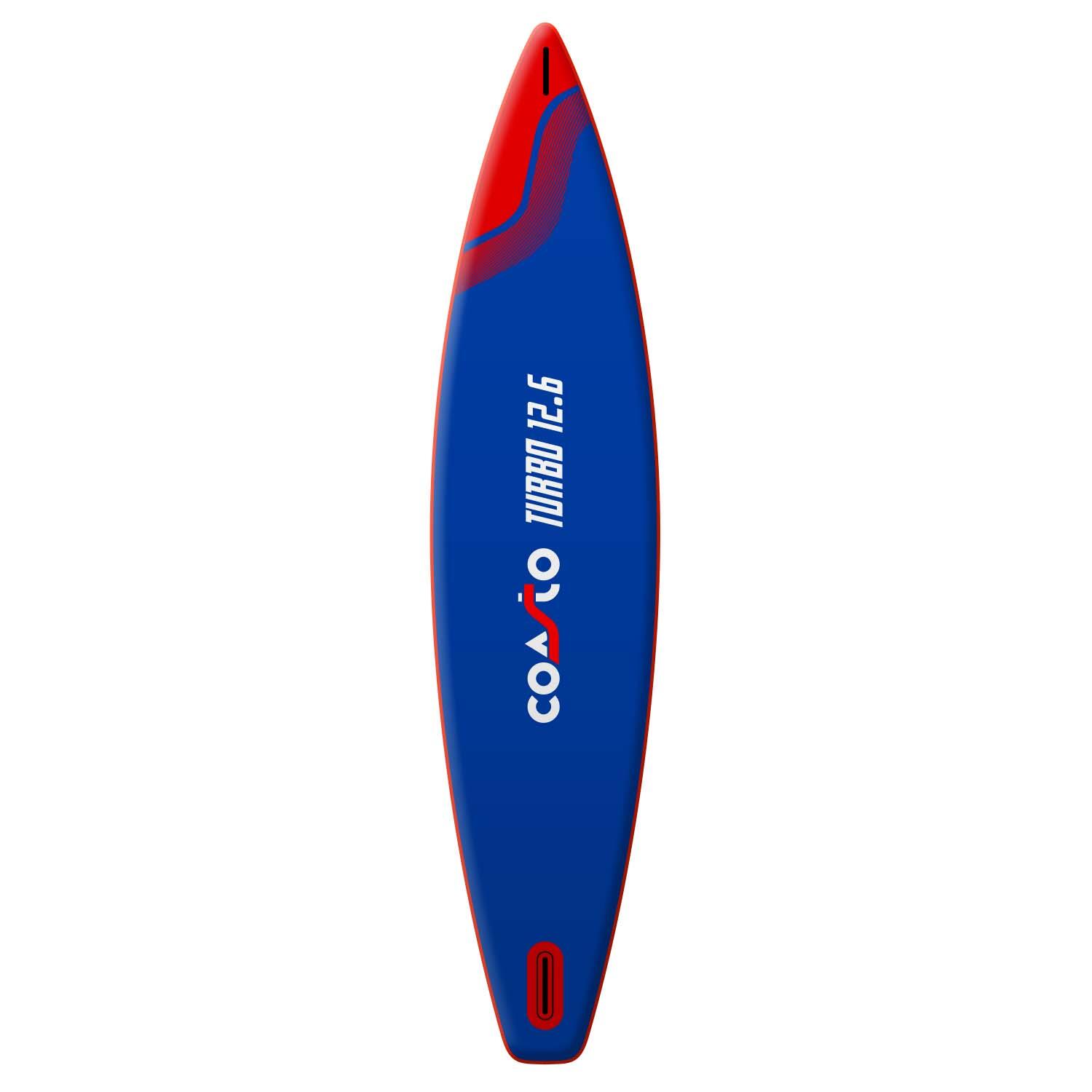 Nafukovací paddleboard SUP COASTO Turbo 12'6'' blue/red 4/7