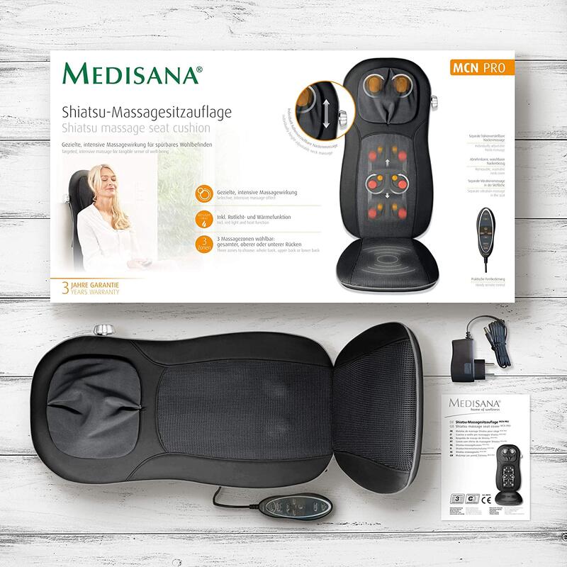 medisana MCN Pro Respaldo de masaje Shiatsu