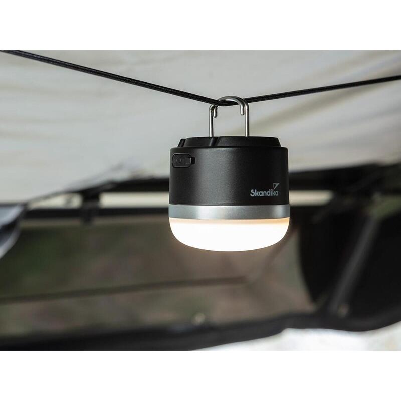 Campinglamp LED Tarfala - USB - 110h - oplaadbaar - dimbaar - powerbank - zwart