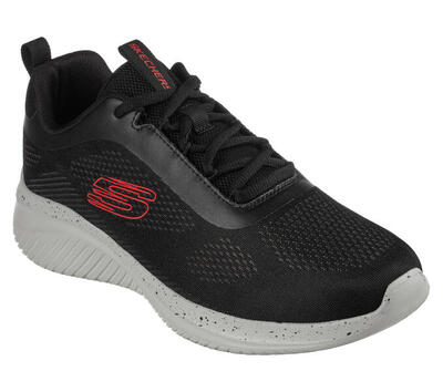Skechers men ultra flex 3.0 sneakers zwart / rood