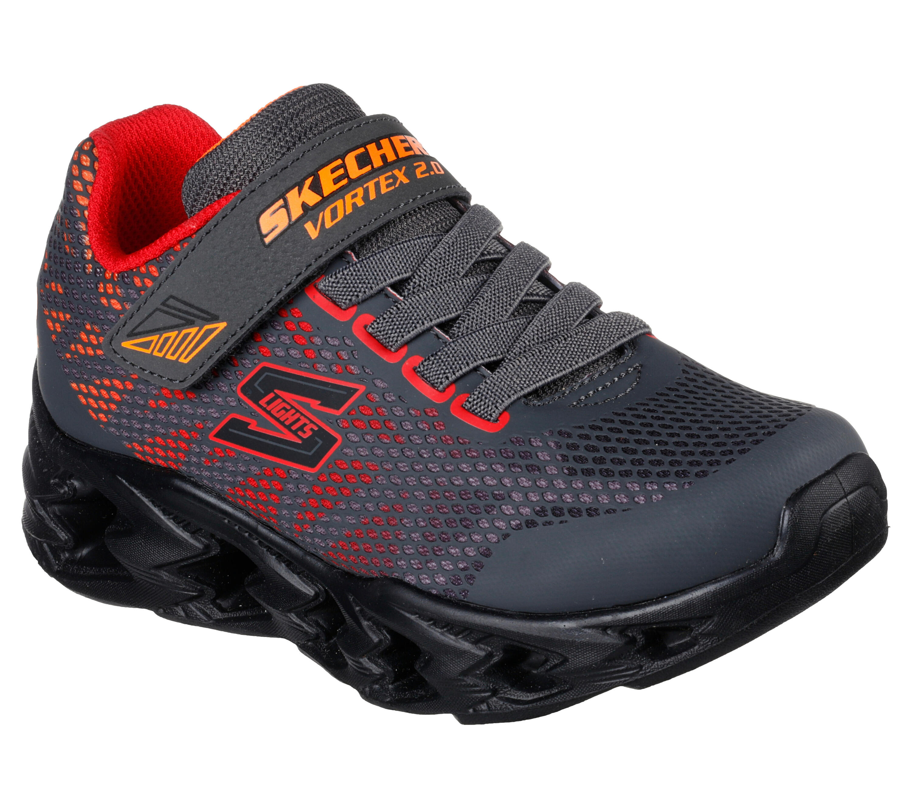 SKECHERS SKECHERS Kids VORTEX 2.0 Sneakers Donkergrijs / Veelkleurig