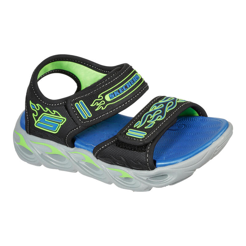 Kinder THERMO-SPLASH HEAT-FLO Sandalen Schwarz / Blau / Lime