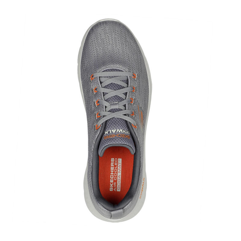 Herren GO WALK FLEX QUOTA Sneakers Grau / Orange