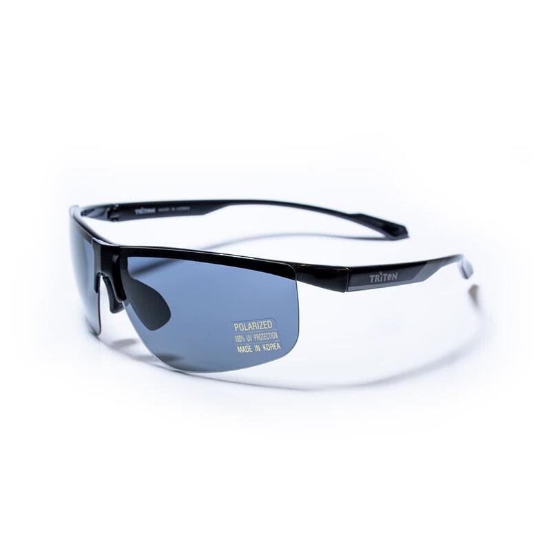 Eagle Premium 成人款偏光濾鏡健行太陽眼鏡 - 黑色