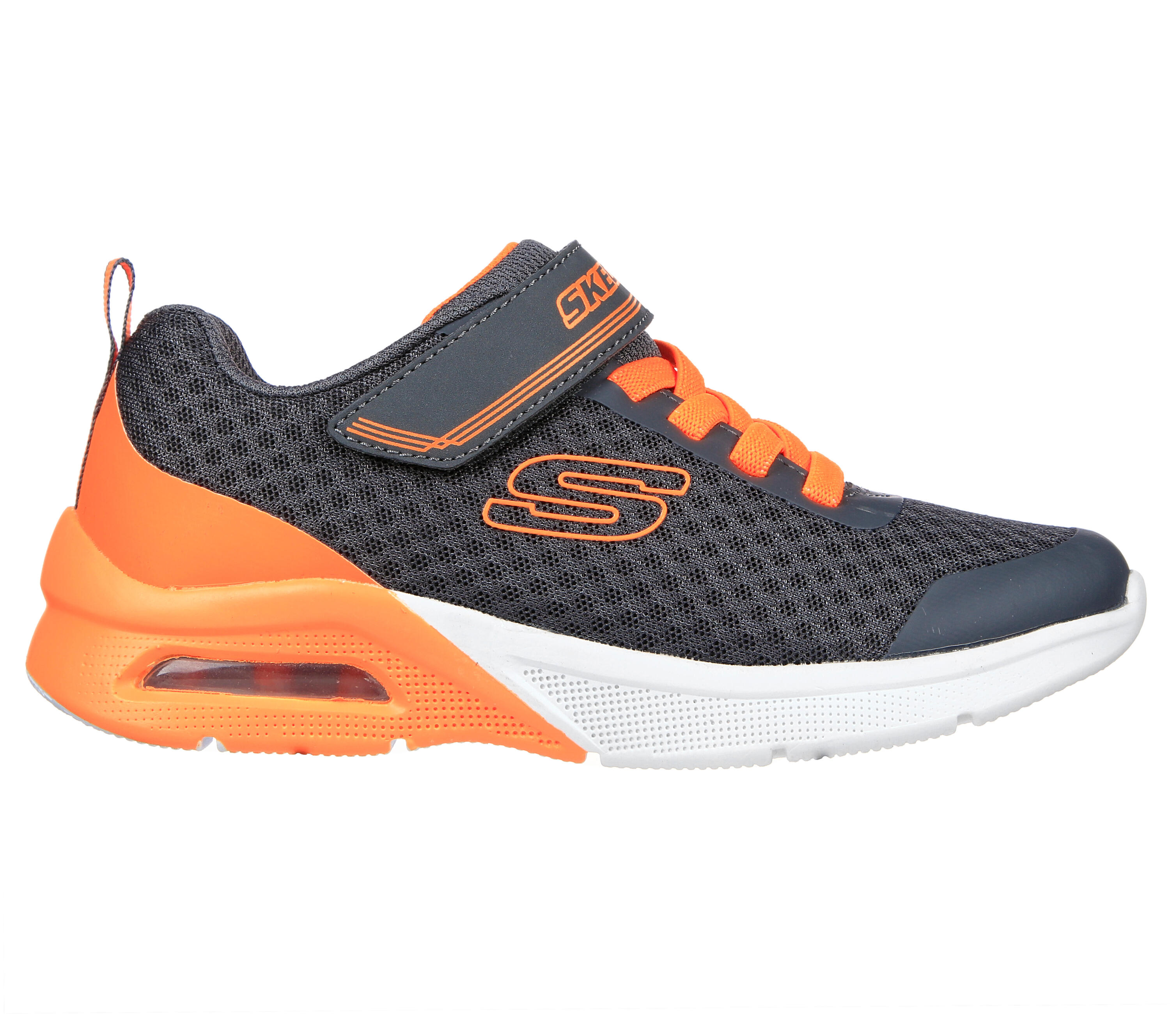 SKECHERS Enfants MICROSPEC MAX GORVIX Sneakers Gris foncé / Orange 5/7