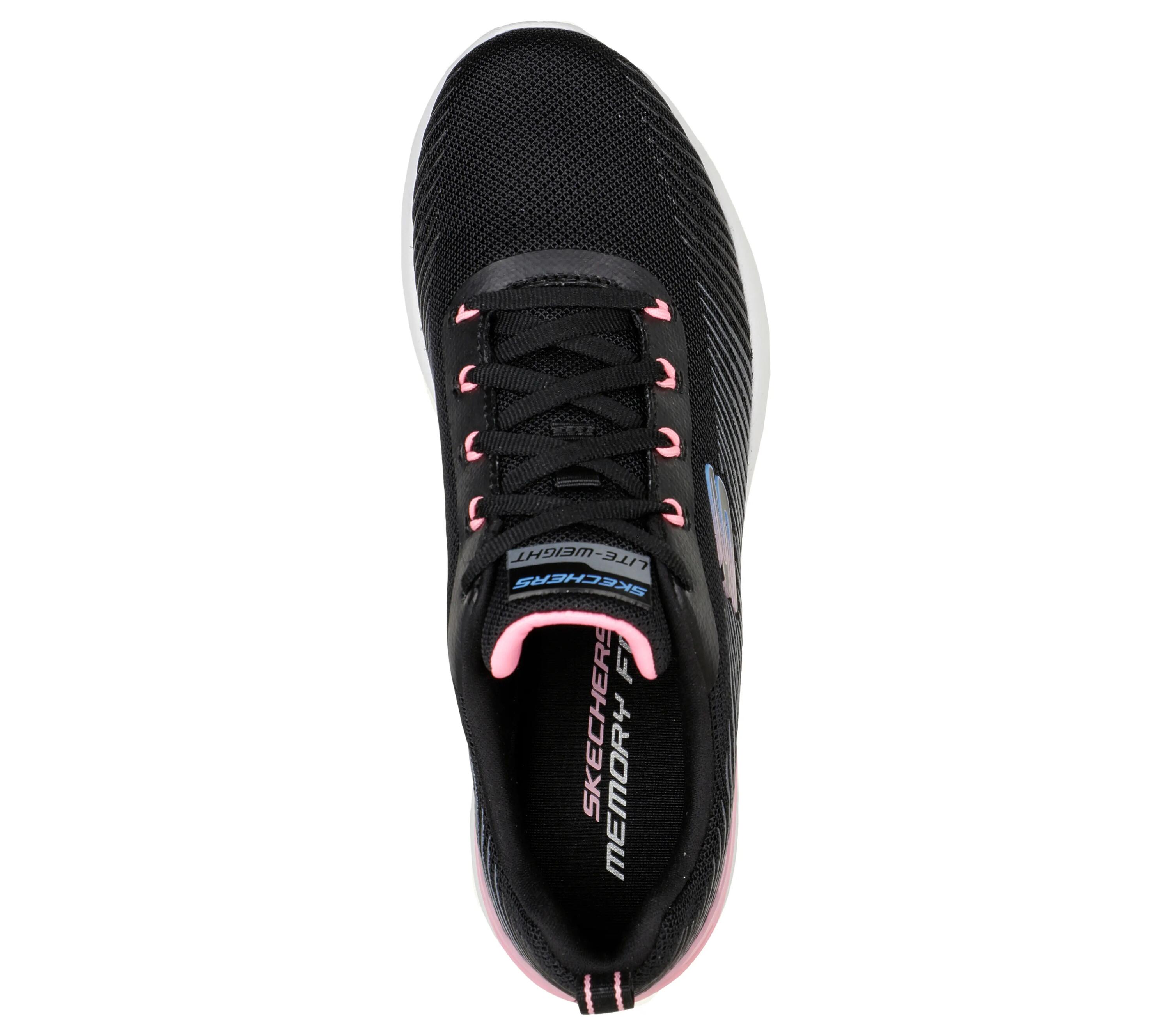 SKECHERS Femmes SKECH-AIR DYNAMIGHT LUMINOSITY Sneakers Noir / Rose vif 2/5